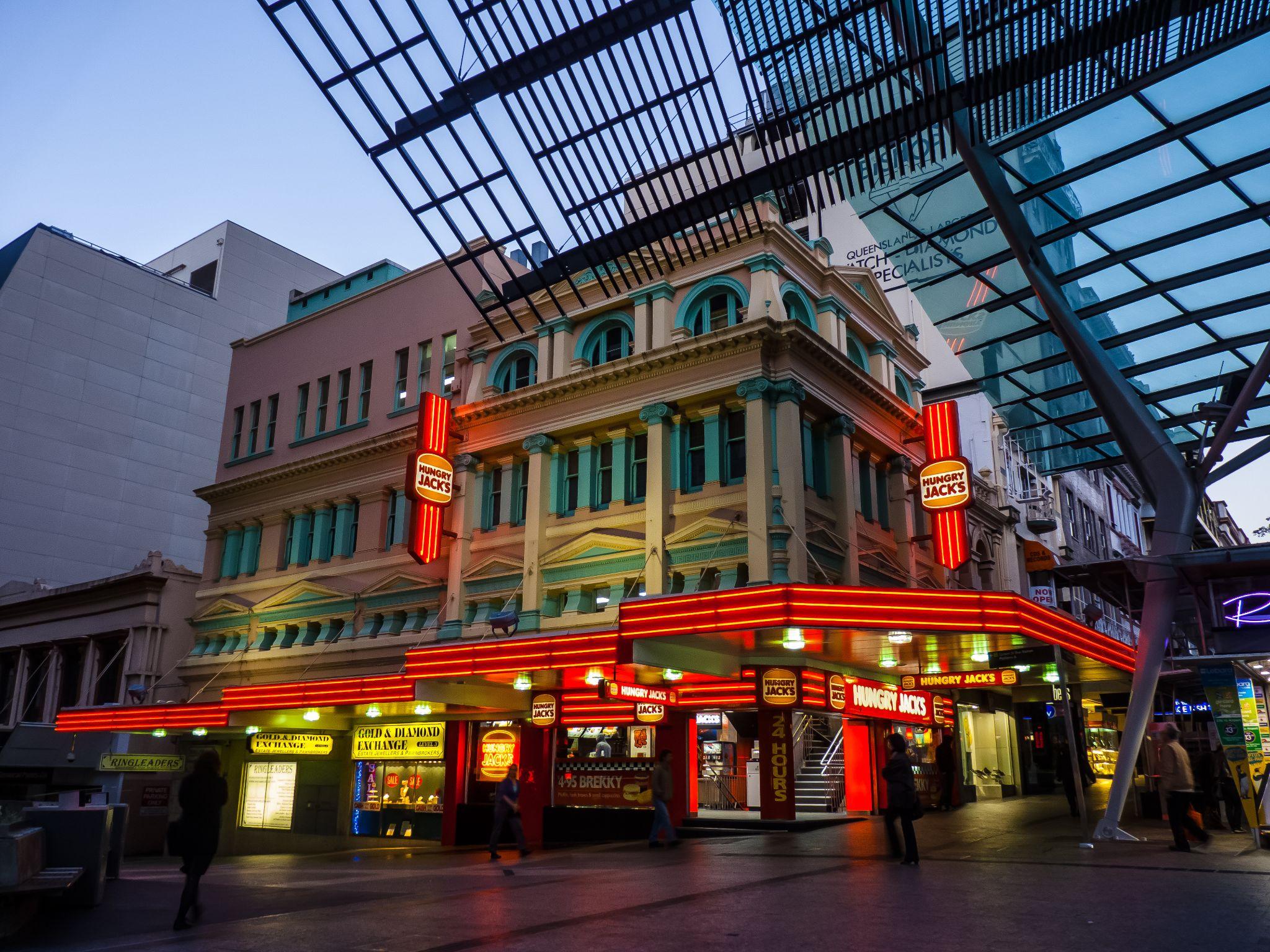 The Famous Hungry Jack's in Brisbane, AUS